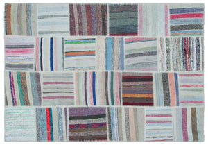 Apex Kilim Patchwork Unique Striped 22525 160 x 230 cm