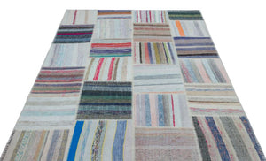 Apex Kilim Patchwork Unique Striped 22527 160 x 225 cm