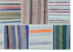 Apex Kilim Patchwork Unique Striped 22527 160 x 225 cm