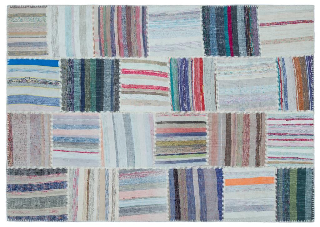 Apex Kilim Patchwork Unique Striped 22527 160 x 225 cm