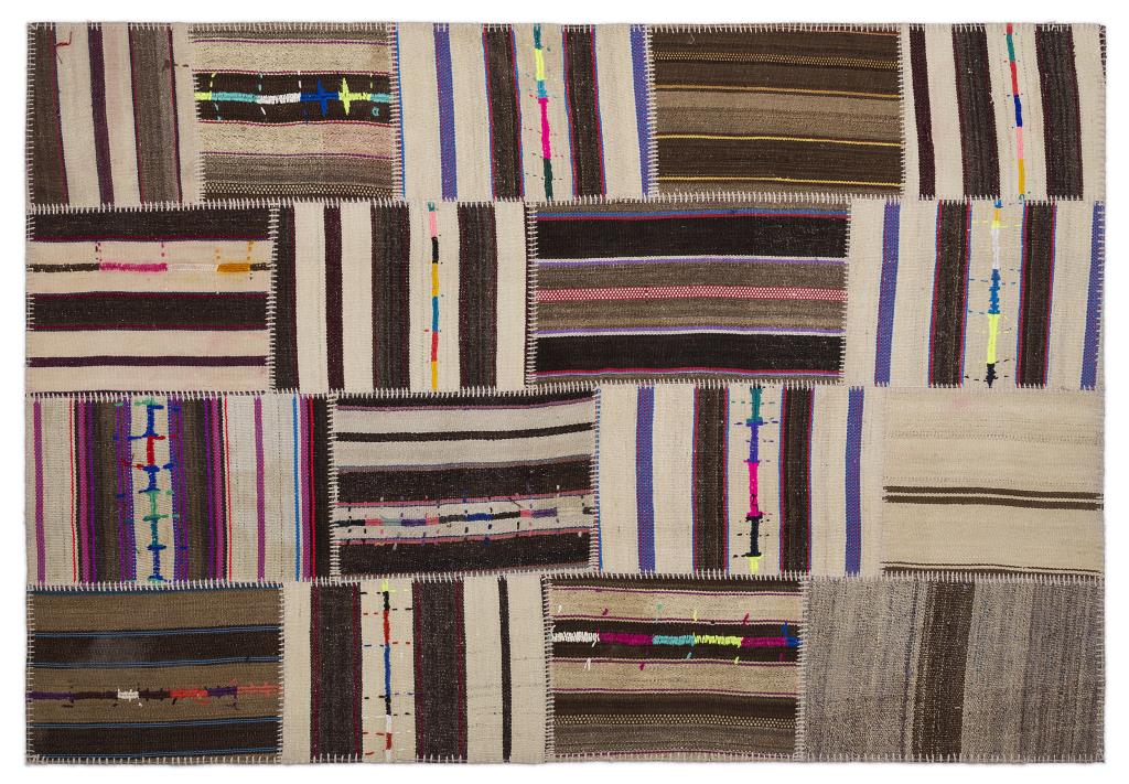 Apex Kilim Patchwork Unique Striped 2253 160 x 230 cm