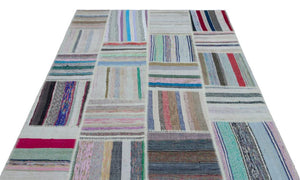 Apex Kilim Patchwork Unique Striped 22530 160 x 230 cm