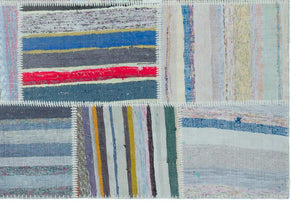 Apex Kilim Patchwork Unique Striped 22531 160 x 230 cm