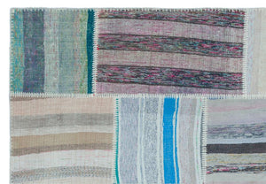 Apex Kilim Patchwork Unique Striped 22531 160 x 230 cm