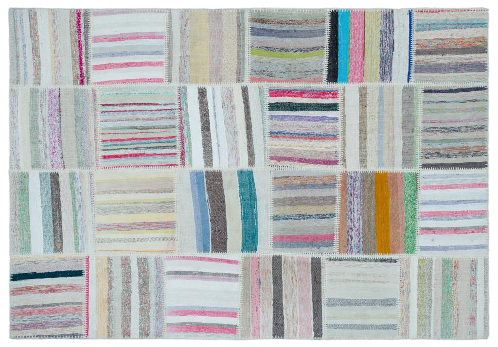 Apex Kilim Patchwork Unique Striped 22532 160 x 230 cm