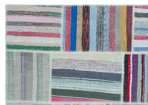 Apex Kilim Patchwork Unique Striped 22533 160 x 227 cm