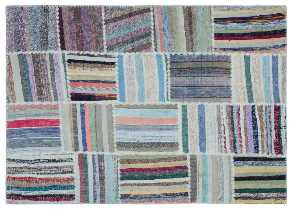 Apex Kilim Patchwork Unique Striped 22534 160 x 224 cm