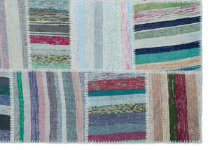 Apex Kilim Patchwork Unique Striped 22535 160 x 223 cm