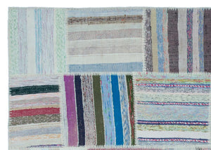 Apex Kilim Patchwork Unique Striped 22535 160 x 223 cm