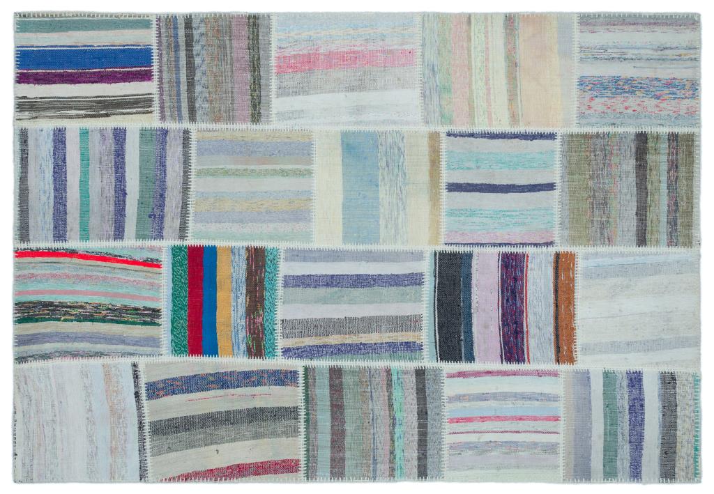 Apex Kilim Patchwork Unique Striped 22536 160 x 230 cm