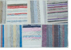 Apex Kilim Patchwork Unique Striped 22538 160 x 230 cm