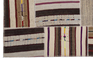 Apex Kilim Patchwork Unique Striped 2254 160 x 230 cm