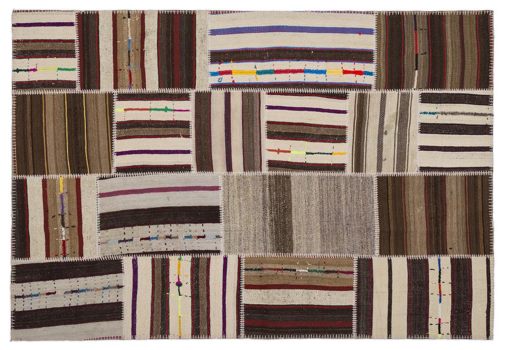 Apex Kilim Patchwork Unique Striped 2254 160 x 230 cm