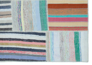 Apex Kilim Patchwork Unique Striped 22541 160 x 225 cm