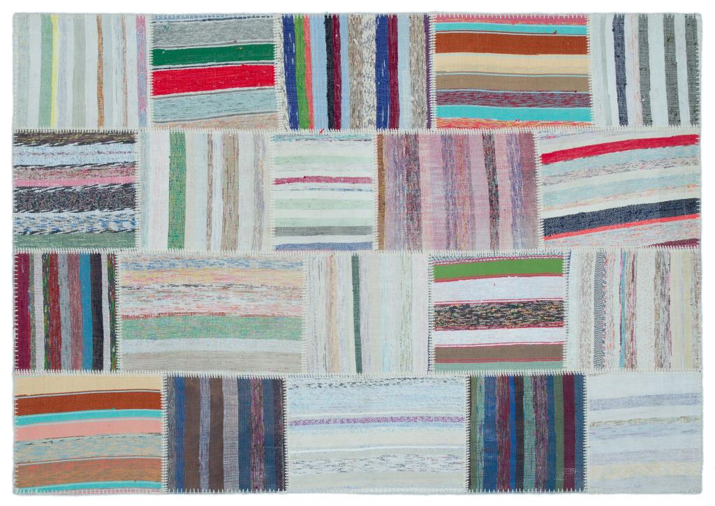 Apex Kilim Patchwork Unique Striped 22545 160 x 228 cm