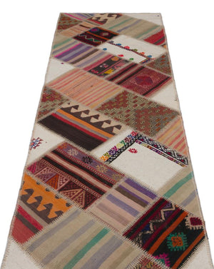 Apex Kilim Patchwork Unique Striped 22549 82 x 295 cm