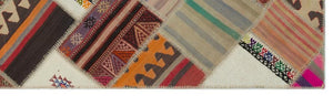 Apex Kilim Patchwork Unique Striped 22549 82 x 295 cm