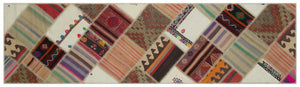 Apex Kilim Patchwork Unique Striped 22549 82 x 295 cm