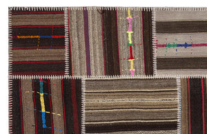 Apex Kilim Patchwork Unique Striped 2255 160 x 230 cm