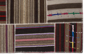 Apex Kilim Patchwork Unique Striped 2255 160 x 230 cm