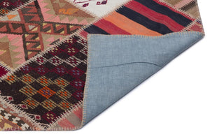 Apex Kilim Patchwork Unique Striped 22552 81 x 301 cm