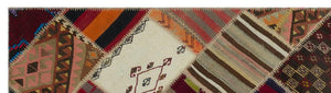 Apex Kilim Patchwork Unique Striped 22552 81 x 301 cm