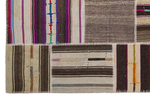 Apex Kilim Patchwork Unique Striped 2257 160 x 230 cm