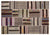 Apex Kilim Patchwork Unique Striped 2257 160 x 230 cm