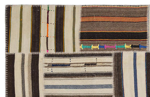 Apex Kilim Patchwork Unique Striped 2259 160 x 230 cm