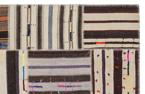 Apex Kilim Patchwork Unique Striped 2259 160 x 230 cm