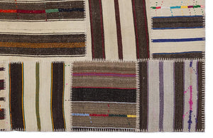 Apex Kilim Patchwork Unique Striped 2259 160 x 230 cm