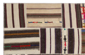 Apex Kilim Patchwork Unique Striped 2265 160 x 230 cm