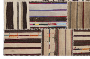 Apex Kilim Patchwork Unique Striped 2265 160 x 230 cm