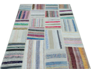 Apex Kilim Patchwork Unique Striped 25142 120 x 182 cm