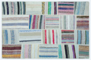 Apex Kilim Patchwork Unique Striped 25142 120 x 182 cm