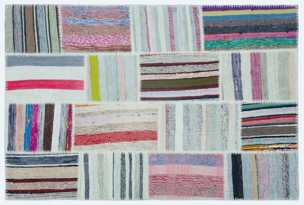 Apex Kilim Patchwork Unique Striped 25144 120 x 180 cm