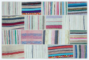 Apex Kilim Patchwork Unique Striped 25145 120 x 180 cm