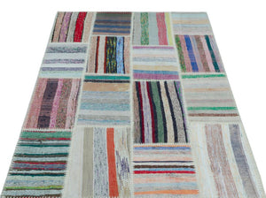 Apex Kilim Patchwork Unique Striped 25149 120 x 180 cm