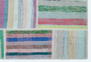 Apex Kilim Patchwork Unique Striped 25149 120 x 180 cm