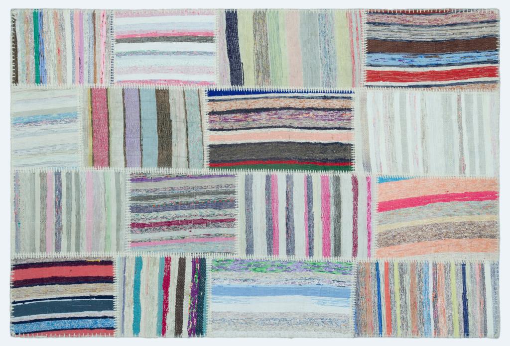 Apex Kilim Patchwork Unique Striped 25151 120 x 180 cm