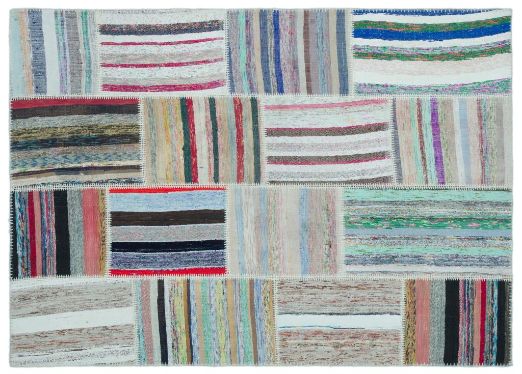 Apex Kilim Patchwork Unique Striped 25239 160 x 222 cm