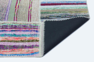 Apex Kilim Patchwork Unique Striped 25243 160 x 221 cm