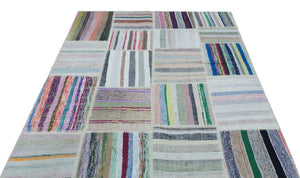 Apex Kilim Patchwork Unique Striped 25243 160 x 221 cm