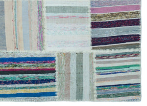 Apex Kilim Patchwork Unique Striped 25243 160 x 221 cm