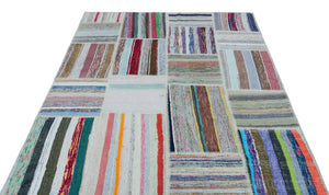 Apex Kilim Patchwork Unique Striped 25249 160 x 220 cm