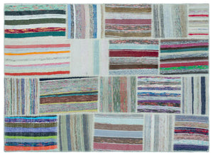 Apex Kilim Patchwork Unique Striped 25249 160 x 220 cm