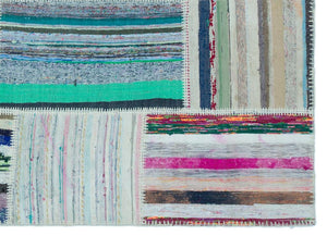 Apex Kilim Patchwork Unique Striped 25251 157 x 220 cm