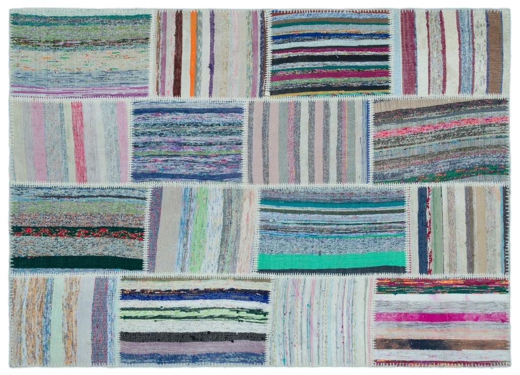 Apex Kilim Patchwork Unique Striped 25251 157 x 220 cm