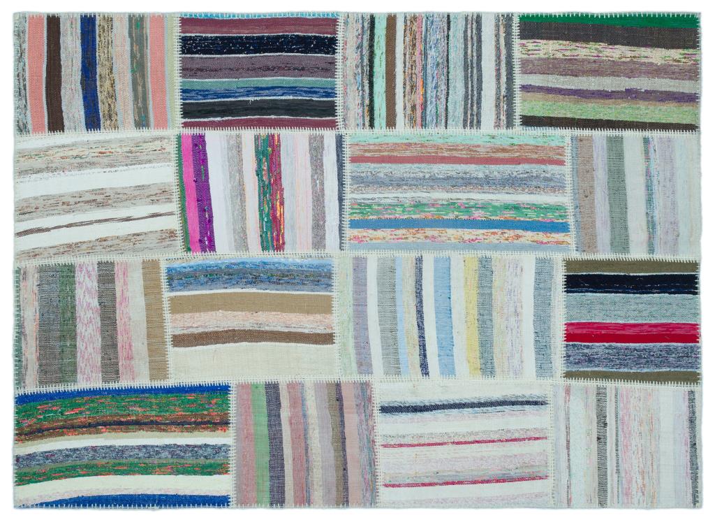 Apex Kilim Patchwork Unique Striped 25265 160 x 222 cm