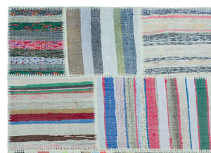 Apex Kilim Patchwork Unique Striped 25267 160 x 221 cm